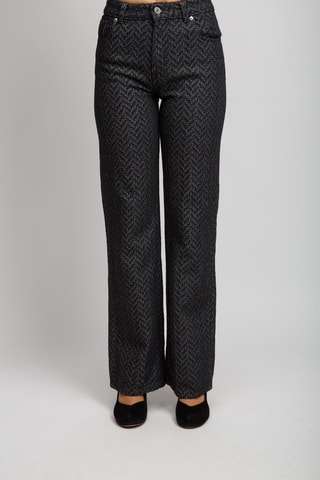 Pantalon taille haute - Noir
