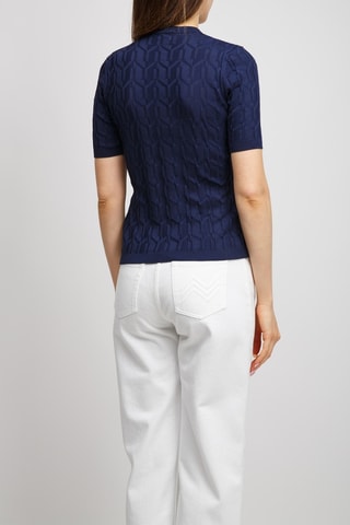 Top - Bleu marine