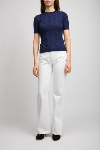 Top - Bleu marine