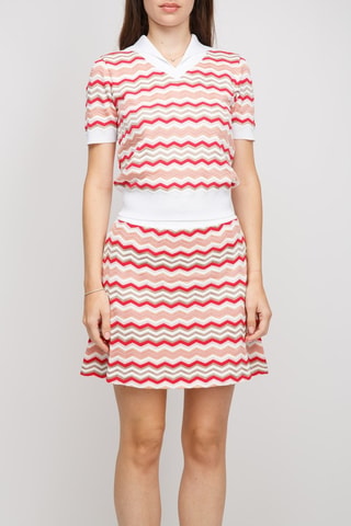 Top - Blanc et rouge