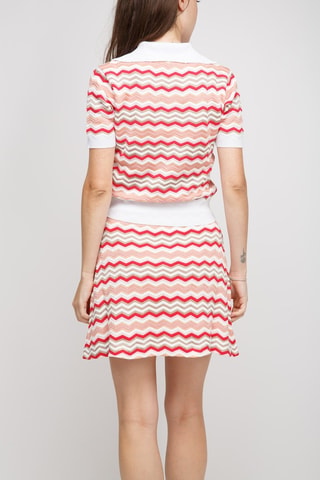 Top - Blanc et rouge