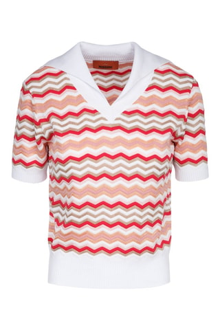 Top - Blanc et rouge