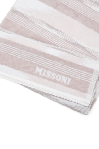 Serviette de plage Clint - Blanc - 100 x 180 cm