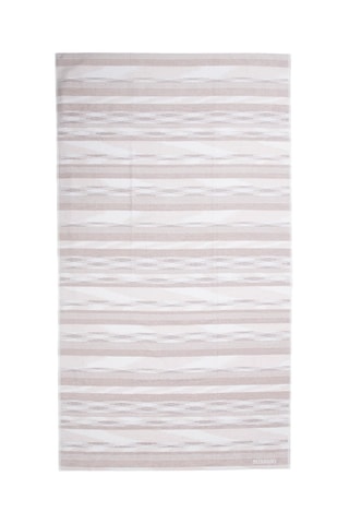 Serviette de plage Clint - Blanc - 100 x 180 cm