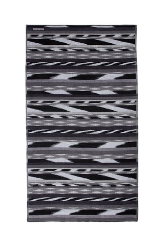 Serviette de plage Clint - Noir - 100 x 180 cm