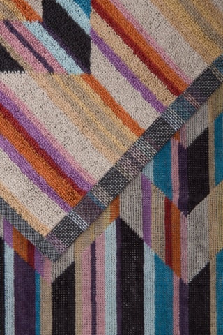 6 serviettes de toilette Brody - Violet - 40 x 70 cm