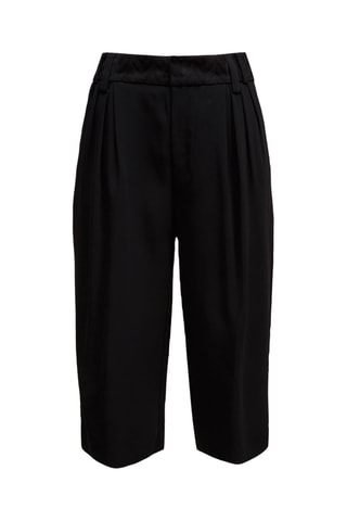 Bermuda taille haute - Noir
