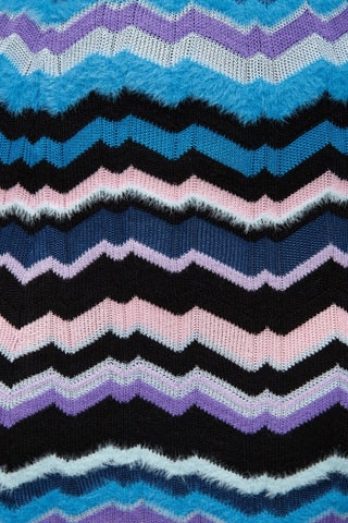 Jupe fourreau en laine taille haute - Bleu clair