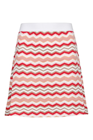 Jupe patineuse - Blanc et rouge
