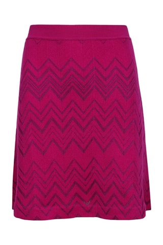 Jupe patineuse en laine - Violet