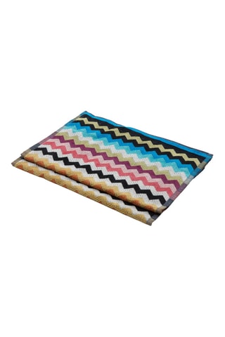 2 serviettes de toilette - Multicolore - 40 x 70 cm