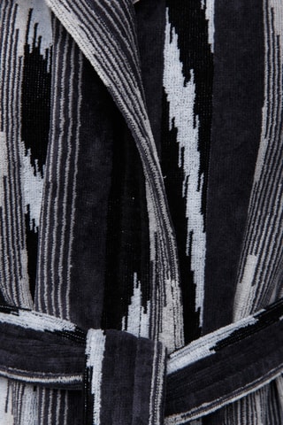Peignoir à capuche - Noir