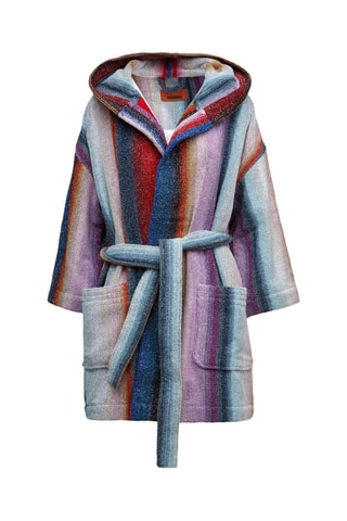 Peignoir à capuche - Multicolore