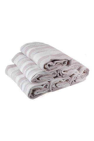 2 draps de douche - Gris - 70 x 115 cm