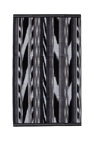 2 draps de douche - Noir - 70 x 115 cm
