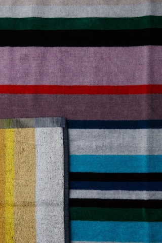 2 serviettes de toilette - Multicolore - 60 x 100 cm