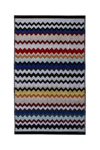 2 serviettes de toilette - Rouge - 60 x 100 cm