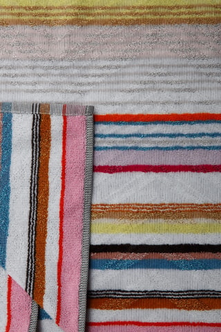 2 serviettes de toilette - Multicolore - 40 x 70 cm