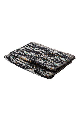 2 serviettes de toilette - Noir - 60 x 40 cm