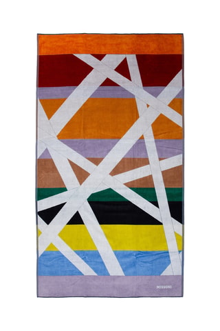 Serviette de plage - Multicolore - 180 x 100 cm