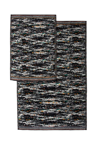 2 serviettes - Noir