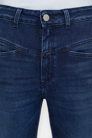 Vaquero tapered de tiro alto - Azul oscuro