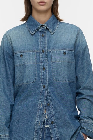 Camisa vaquera regular fit - Azul