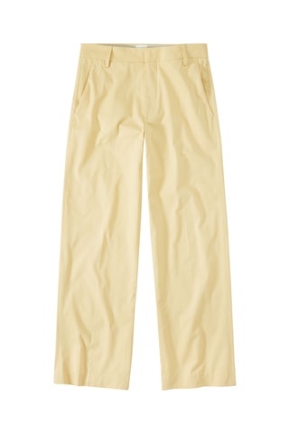 Pantalón straight. - Amarillo