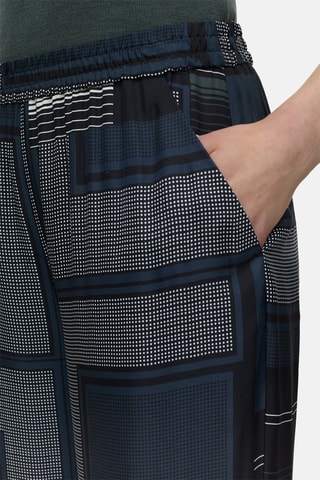 Pantalón straight de tiro alto - Azul claro