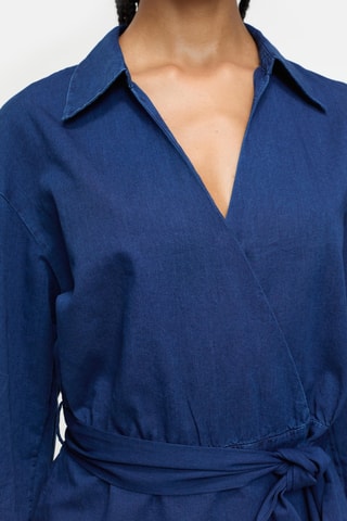 Camisa slim - Azul oscuro