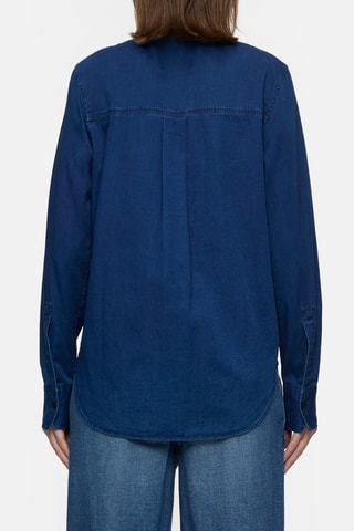 Camisa regular fit - Azul oscuro