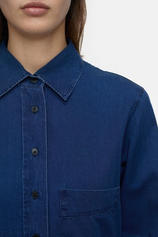 Camisa regular fit - Azul oscuro