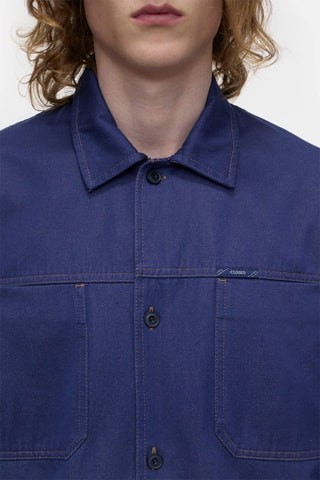 Sobrecamisa regular fit - Azul