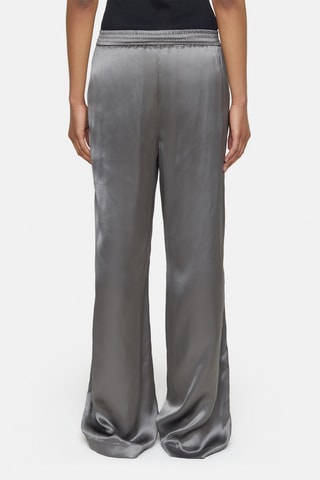Pantalón straight. - Gris