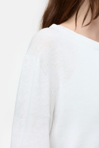 Jersey de lino - Blanco