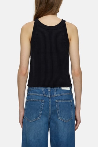 Top de algodón orgánico - Negro