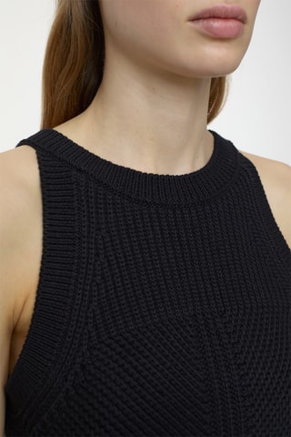 Top de algodón orgánico - Negro