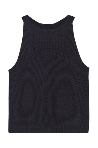 Top de algodón orgánico - Negro