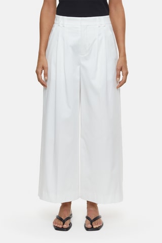 Pantalón wide leg - Blanco