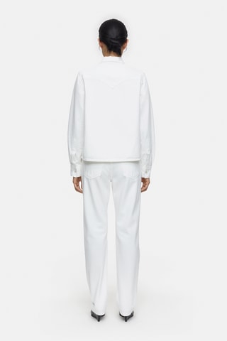 Camisa vaquera regular fit - Blanco