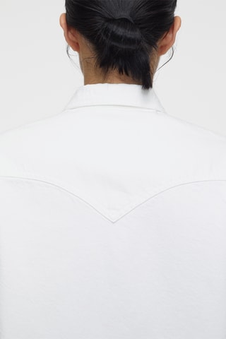 Camisa vaquera regular fit - Blanco