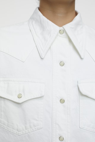 Camisa vaquera regular fit - Blanco