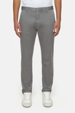 Pantalon slim en coton biologique - Vert