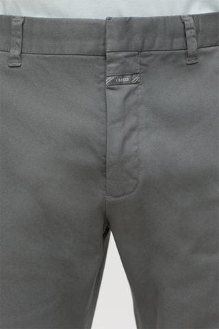 Pantalón slim fit de algodón orgánico - Gris