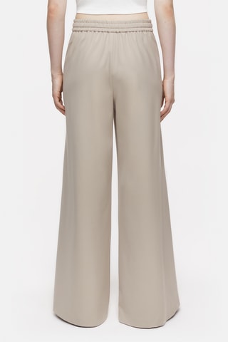 Pantalón wide leg - Gris oscuro