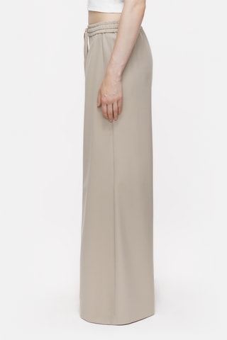 Pantalón wide leg - Gris oscuro