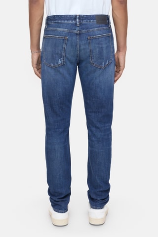 Vaquero slim fit de algodón orgánico - Azul oscuro