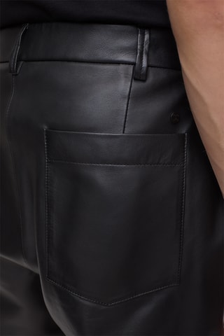 Pantalón de piel de cordero - Negro