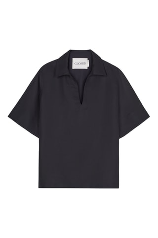 Blusa de lino - Negro