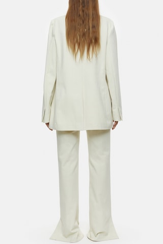 Chaqueta de algodón orgánico - Blanco